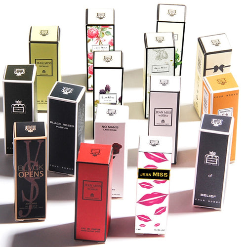 1PCS 3ML Perfume For Men And Women Atomizer Bottle Glass Fashion Lady Female Parfum Long Lasting Flower Fragrance Deodorant