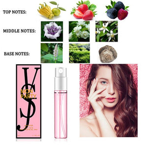1PCS 3ML Perfume For Men And Women Atomizer Bottle Glass Fashion Lady Female Parfum Long Lasting Flower Fragrance Deodorant