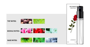 1PCS 3ML Perfume For Men And Women Atomizer Bottle Glass Fashion Lady Female Parfum Long Lasting Flower Fragrance Deodorant